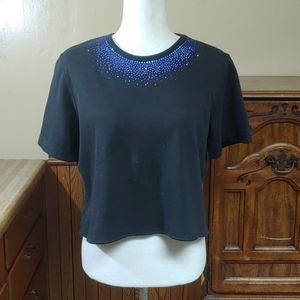 Christine Alexander Embellished Top M